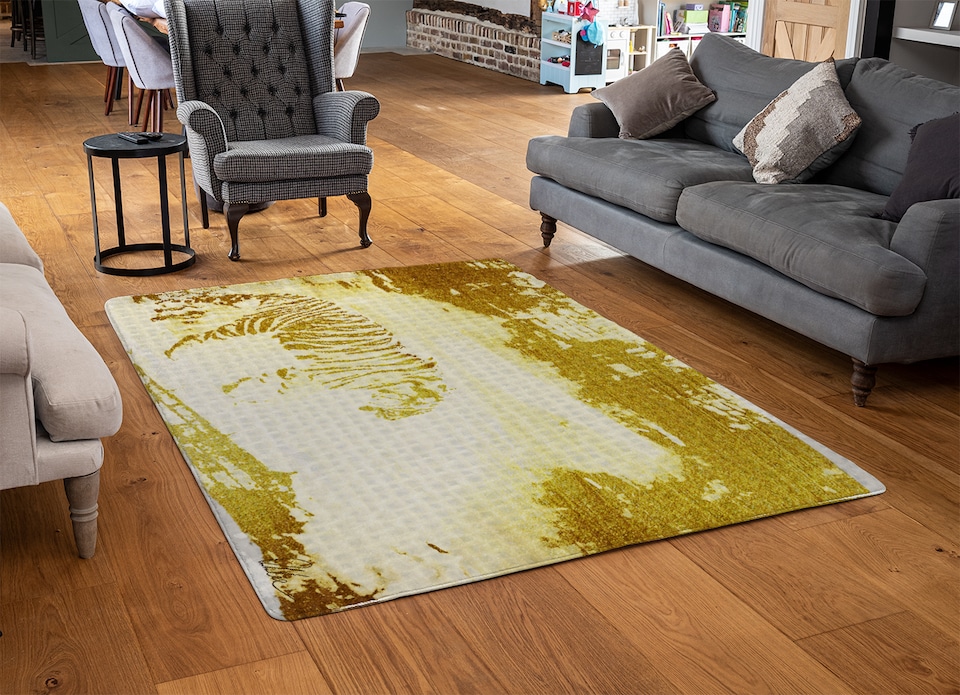 image 1 of Golden Tiger Search Rug | Multi