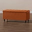 Burnt Orange Plush Velvet