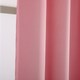 image 8 of Pink Eyelet Curtains - Thermal Blackout Curtains  - 66 x 84 Inch Drop - 2 Panel | Pink | One Size