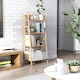 image 2 of HOMCOM 4-Tier Ladder Bookcase Utility Shelf DIY Plant Stand Holder