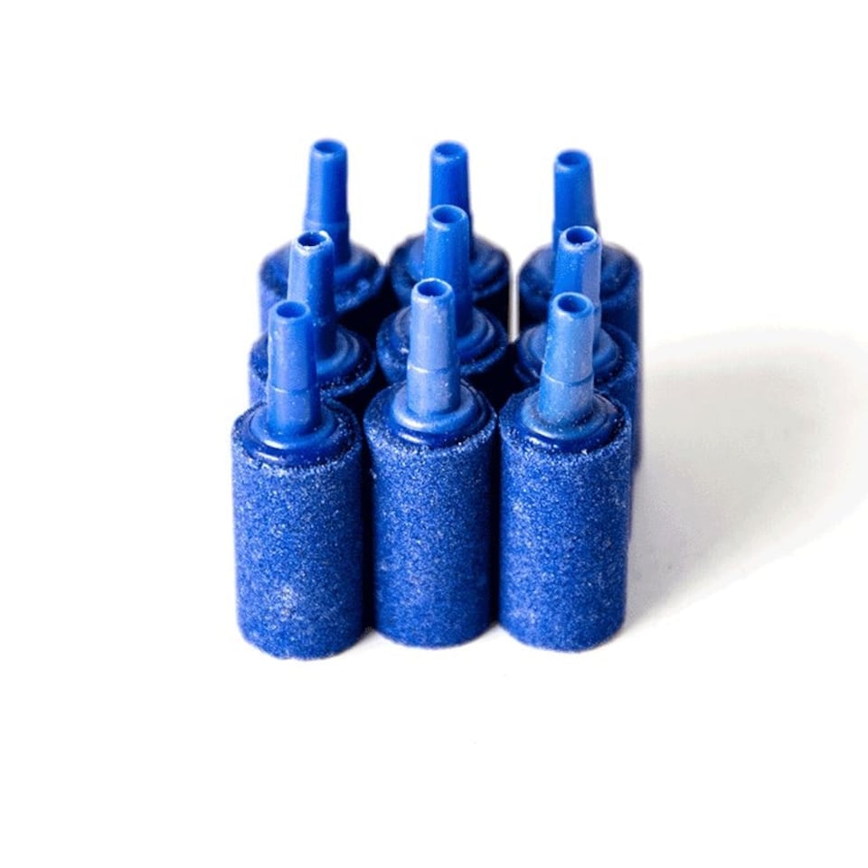 Pisces 13 x 25mm Pond or Aquarium Airstone - 9 Pack