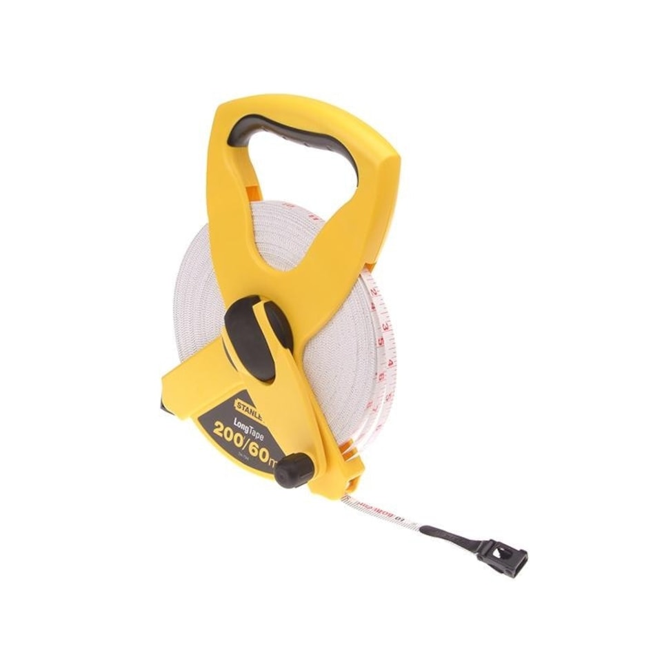 Stanley Hand Tools Open Reel Fibreglass Tape - Multi Colour - 60m/200ft