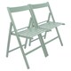 image 1 of Harbour Housewares Beech Wood Folding Chairs - Sage Green - Pack of 2 | Green | Sage Green