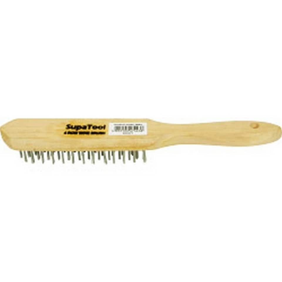 SupaDec Wire Brush - Natural - 3 Rows
