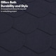 image 5 of Premium Asphalt Roof Shingles - Fish Scales Design 80 x 31.5 cm Weather Resistant Roofing Felt (25 Pcs)
