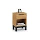 image 3 of Premier Oak-Effect Bedside Drawer - 1 Drawer