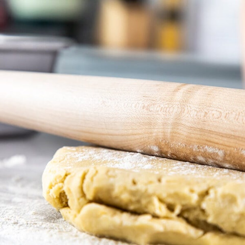 image 1 of KitchenAid Maple Wood Tapered Rolling Pin