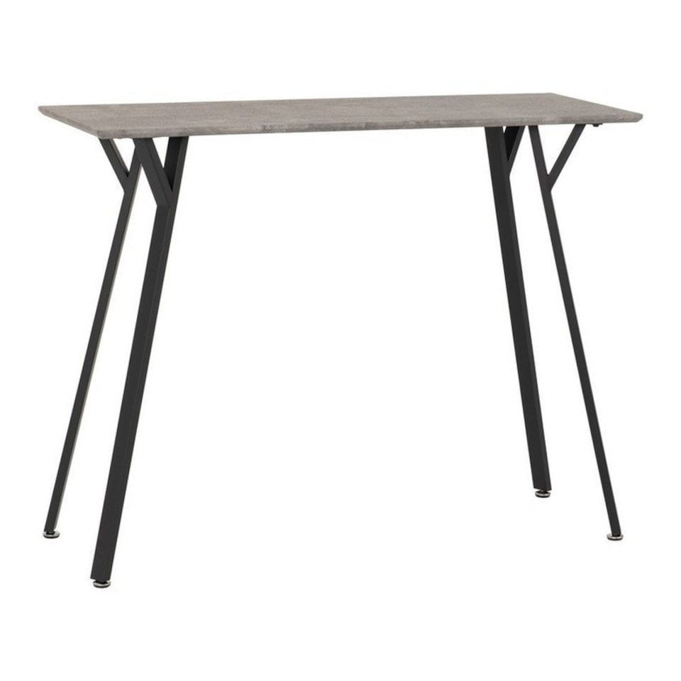 image 1 of Quebec Bar Table - L45 x W120 x H93 cm - Concrete Effect/Black