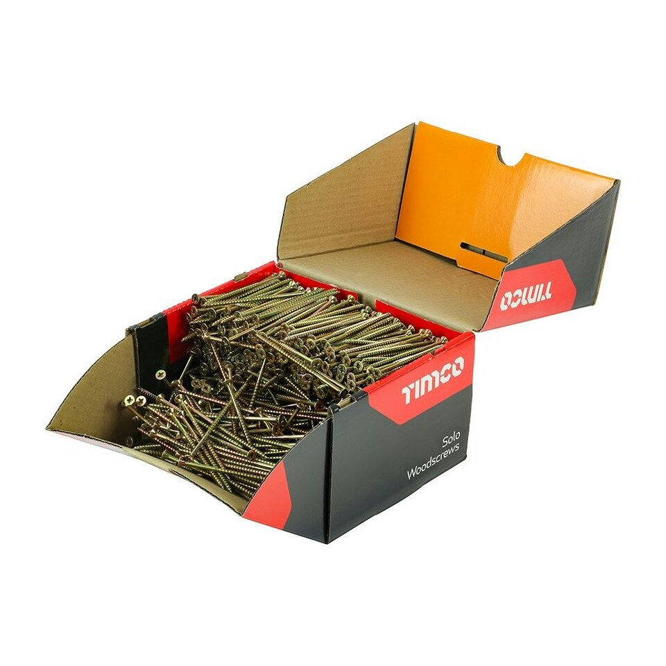 image 1 of Timco - Solo Woodscrew Industry Pack (Size 5.0 x 100 - 1000 Pieces)