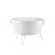image 1 of Foldable White Plant Pot - 45 cm (H) x 43 cm (Dia)