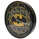 image 3 of Batman Logo Wall Clock - Black/Yellow - One Size