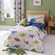image 1 of Prehistoric Dinosaurs Reversible Duvet Cover Set | Cream | Natural | Double