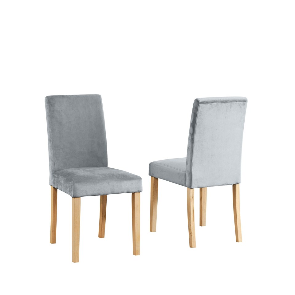 image 1 of Maiolo Velvet Dining Chairs - Set of 2