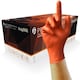image 1 of Unigloves PRO.TECT Orange HD Box of 100 Nitrile Gloves