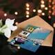 image 4 of Portofino Italy Harbour Sailboats Marina Painting Birthday Greeting Card