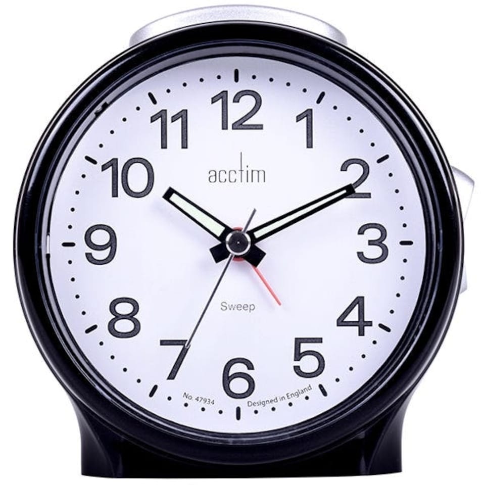 image 1 of Acctim Elsie Alarm Clock Black