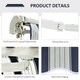 image 6 of Outsunny Garden Sun Shade Canopy Patio Awning Retractable Shelter Outdoor 5 Size 