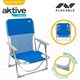 image 4 of Folding Chair Aktive Gomera Blue 44 x 72 x 35 cm (4 Units) N/A