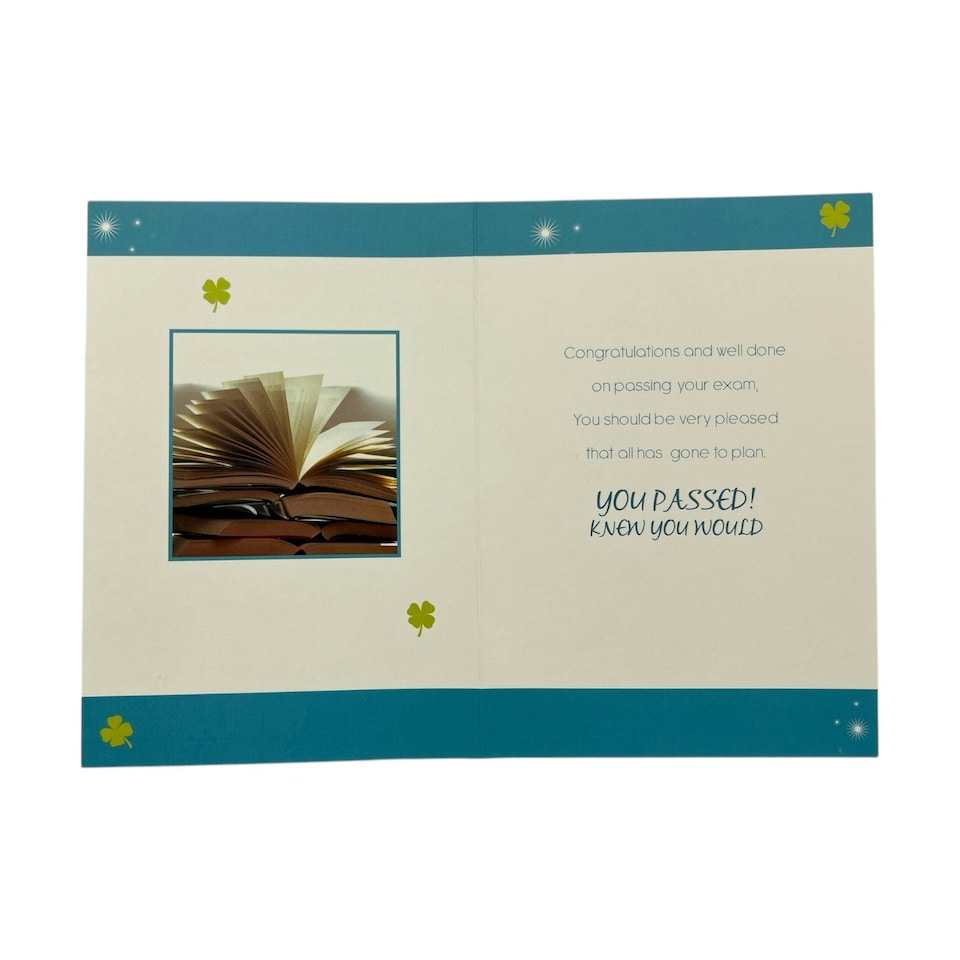 image 1 of At Your University Stars Design Good Luck Card