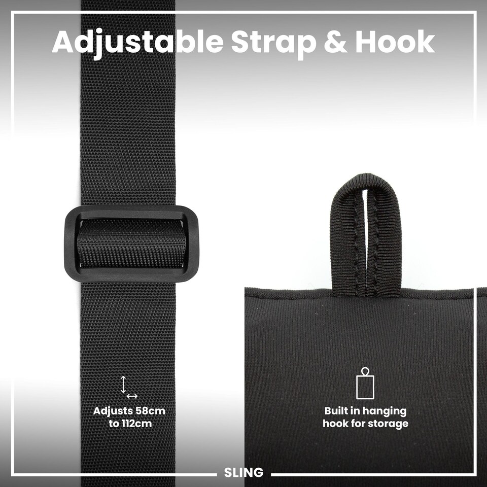 image 1 of Water Bottle Carrier, Fabric, One Size | Black | Black