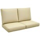 image 9 of Outsunny 2 Seater Outdoor Seat Cushions, Water Repellent Seat Pads with Backrest 