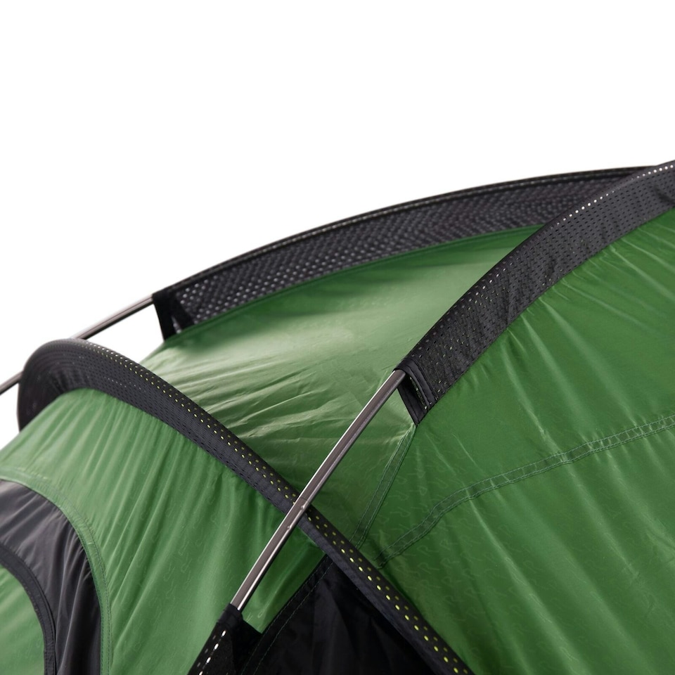image 1 of Montegra Geo 3-Man Backpacking Tent Green