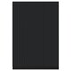 image 4 of FWStyle Stora 3 Door Wardrobe - Matt Black Black