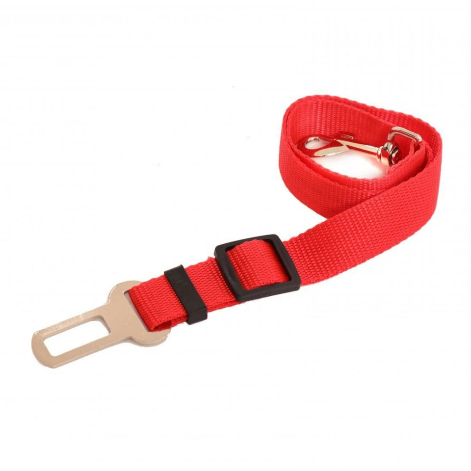 image 1 of Oypla Universal Red Dog Pet Seat Belt Safety Restraint Harness Lead Red | M