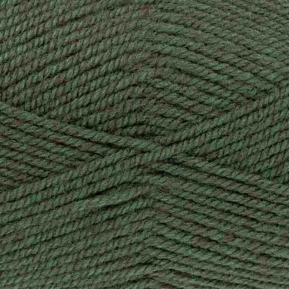 King Cole Green Fashion Aran 400 Yarn (Value Pack 3 x 400g Balls) For Crochet, Knitting - 725m per ball