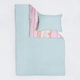 image 4 of OHS Kids Bright Rainbow Reversible Duvet Cover and Pillowcase Set, Single - Multi