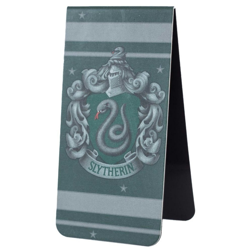 image 1 of Harry Potter Slytherin Magnetic Bookmark - Green/Silver - One Size