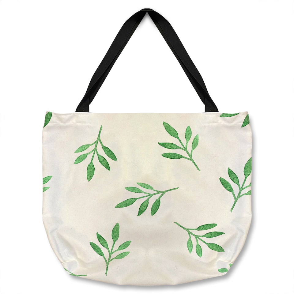 Green Leaf Tote bat | Multi