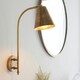 image 3 of Radha Task Wall Lamp Antique Solid Brass
