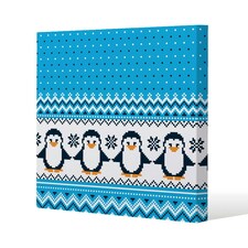 New year's christmas (canvas) 101 x 101 x 4cm