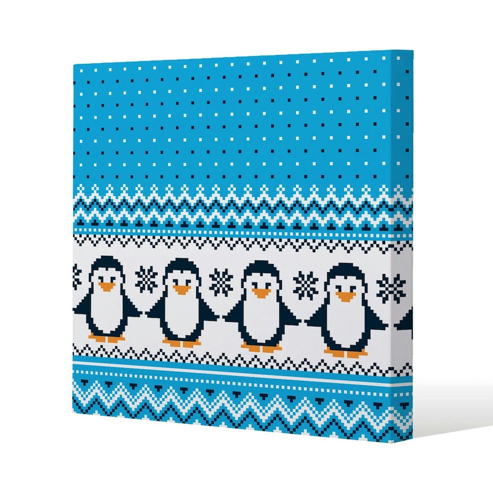 New year's christmas (canvas) 101 x 101 x 4cm
