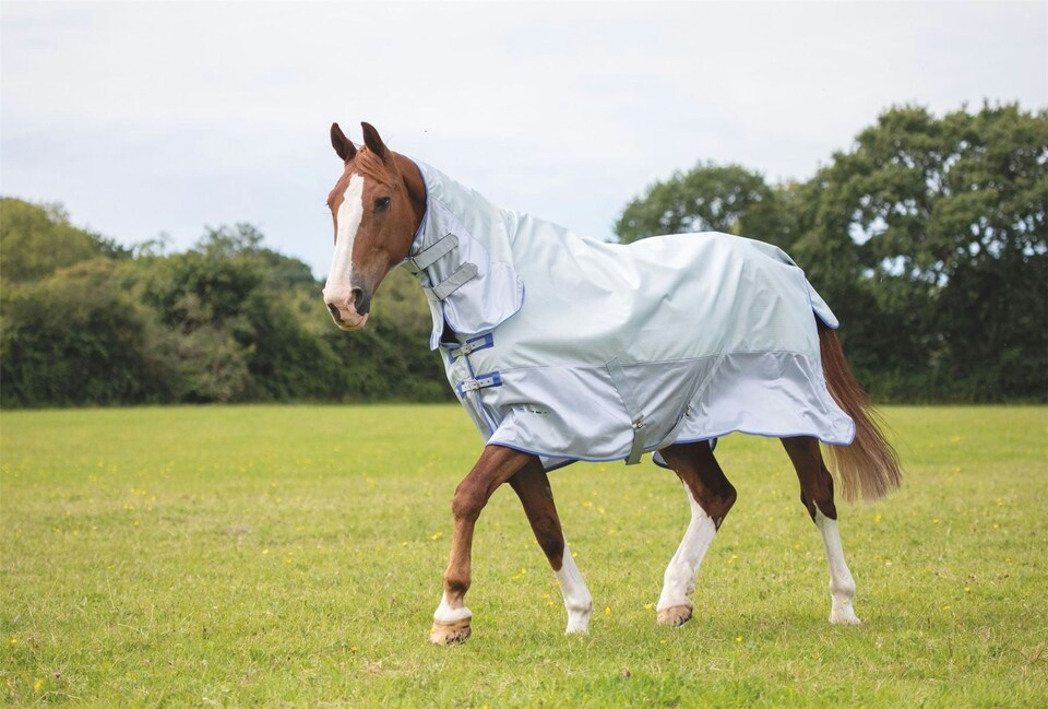 image 1 of Shires Tempest Original Waterproof Fly Rug | Grey | Size: 7ft 0
Colour: Grey