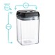 image 3 of Argon Tableware 3 Piece Flip Lock Plastic Food Storage Containers Set - Grey