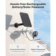 image 3 of Reolink Advantage Series G330 2K Battery 4G LTE Outdoor Security Camera with Solar Panel + 64GB