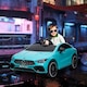 image 2 of AIYAPLAY Mercedes-Benz AMG CLA 45 Licensed 12V Ride on Car - Light Blue