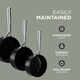 image 4 of DMD 5-Piece Frying Pan (20cm & 24cm) & Sauce Pan Set (16/18/20cm) Stainless Steel Handles | Black | 5-Piece