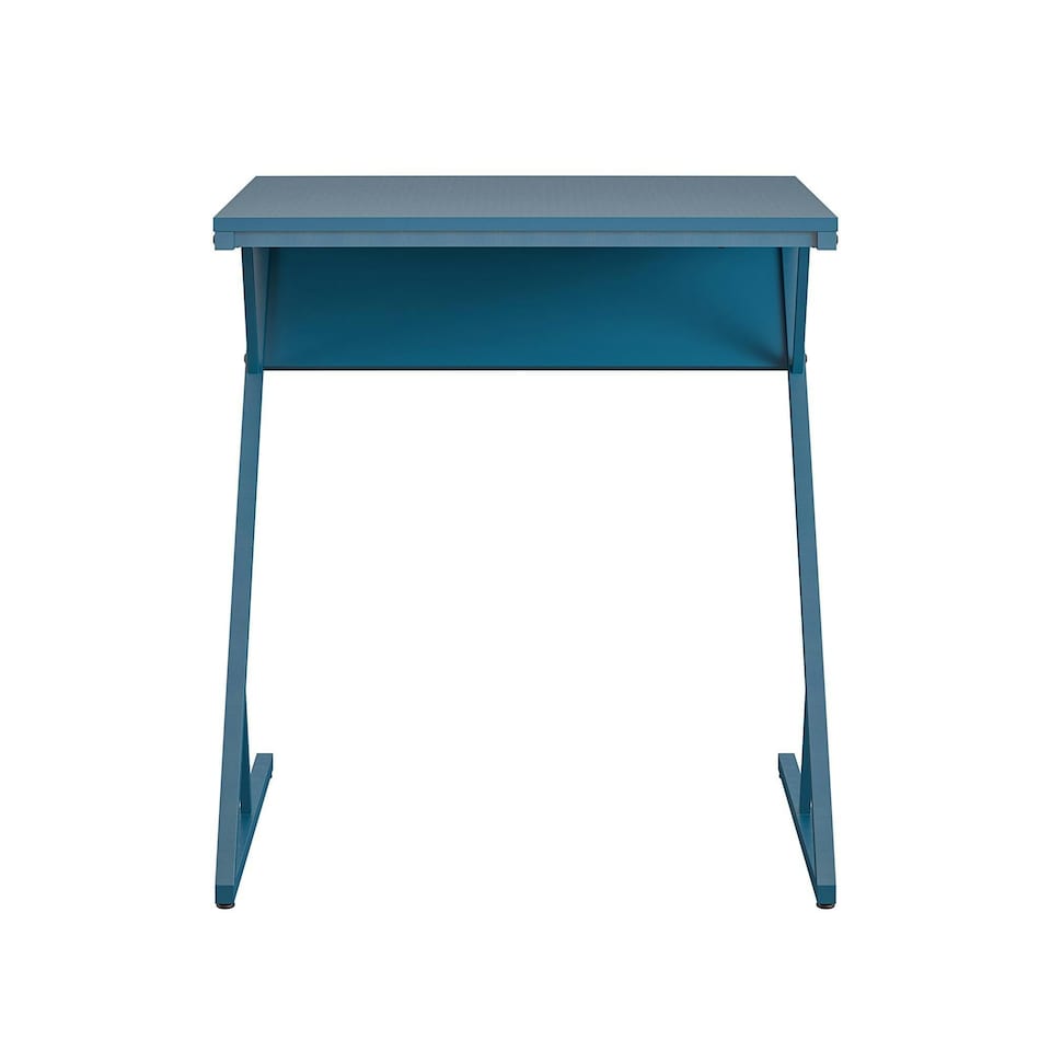 image 1 of Regal Accent Table Laptop Desk in Metal Blue