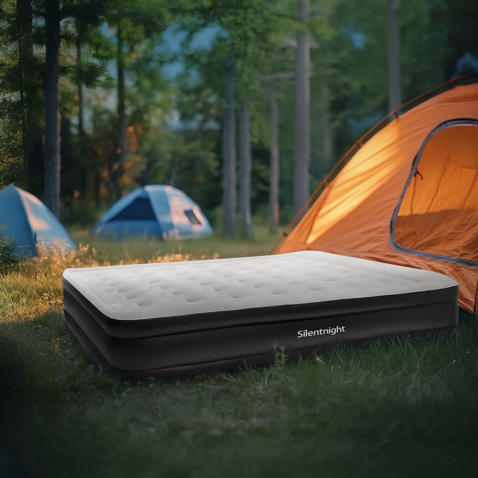 image 1 of Silentnight Deep Sleep Ultimate High-Rise Airbed, Black | Black | Single