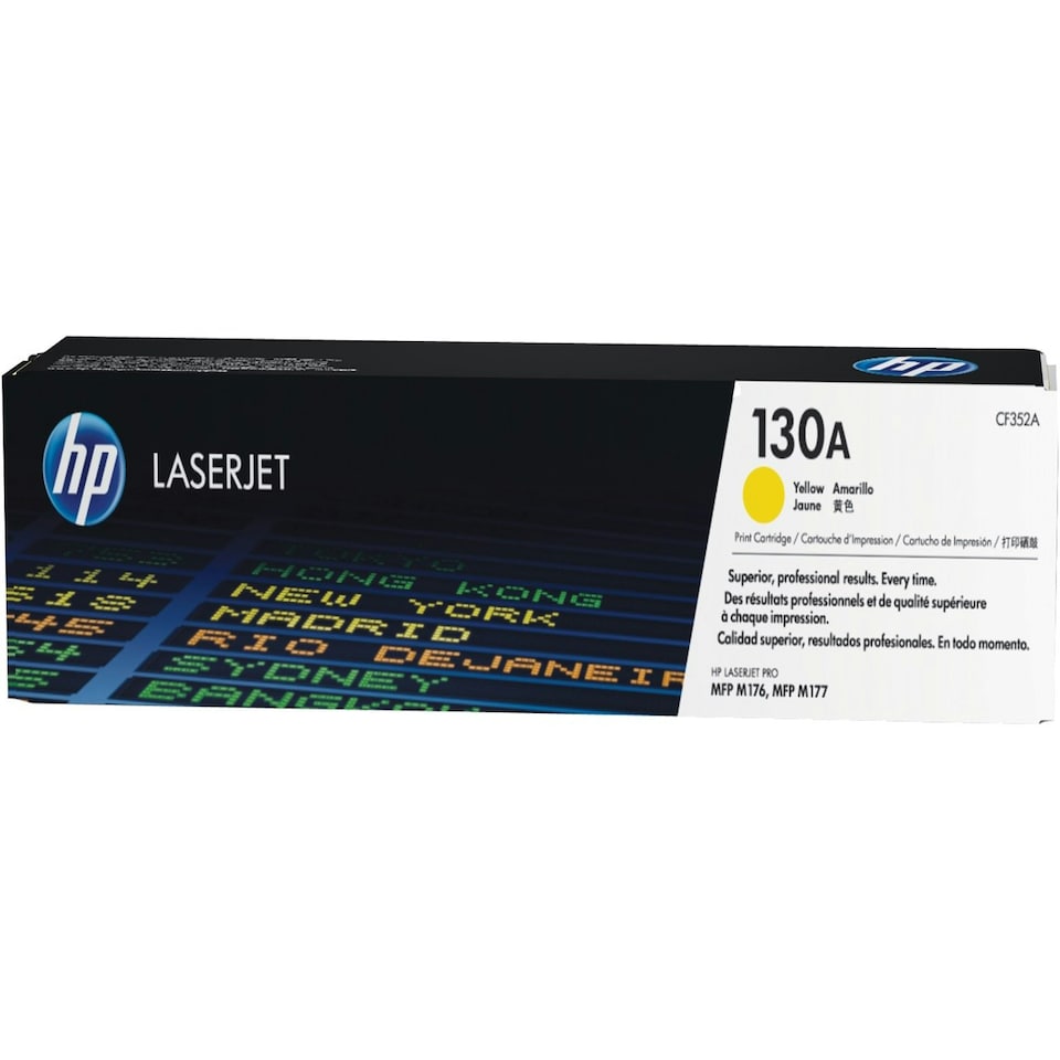 HP 130A Yellow Standard Capacity Toner 1K pages for HP Color LaserJet Pro M176/M177 - CF352A N/A