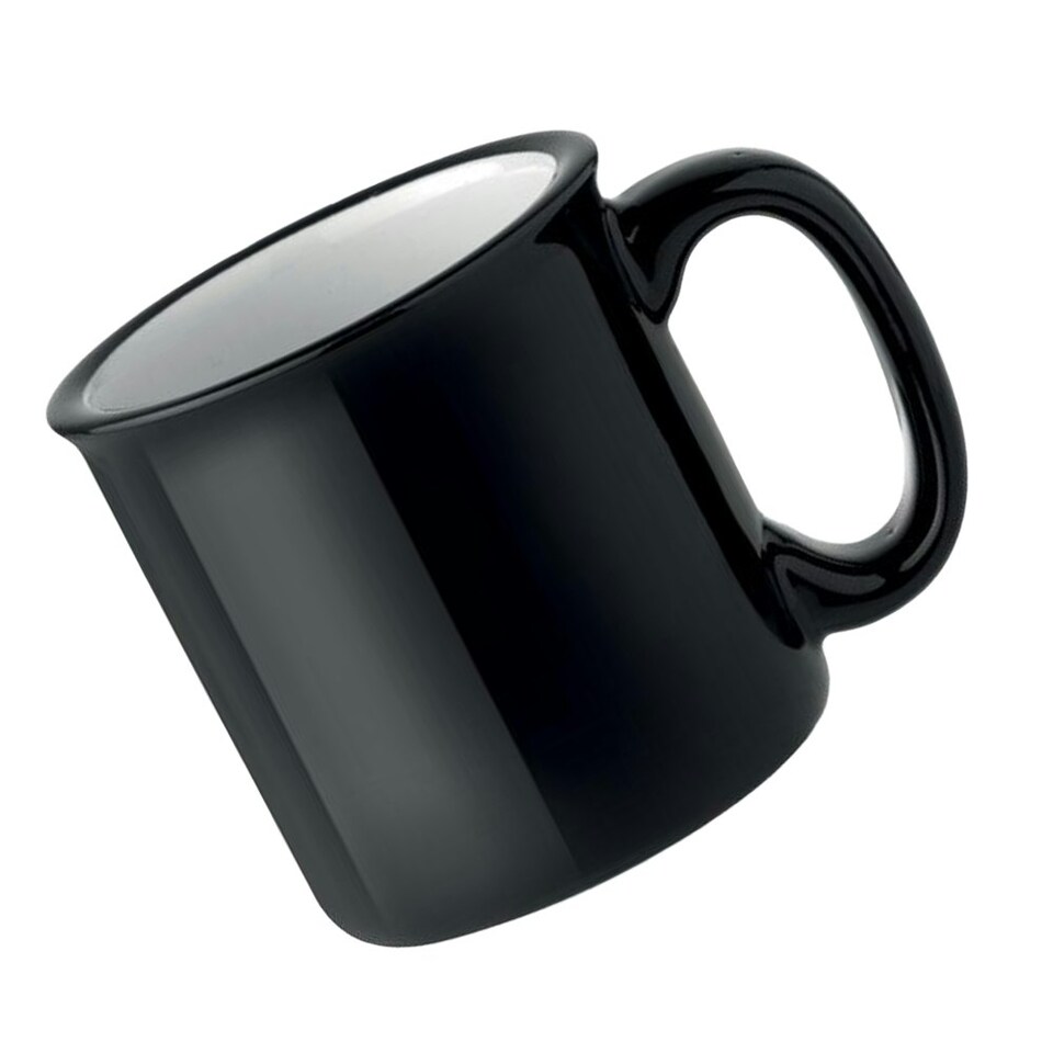 image 1 of MidOcean Tweenies Vintage Ceramic 240ml Mug - Black - One Size