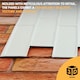 image 3 of NOVECRAFTO 3D Brick Effect Wall Panels – 6 PVC Sheets, Covers 2.76 sqm (29.76 sq ft), 96x48cm Each – Reddish Brown Faux Brick Cladding for Interior Walls