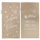 image 2 of Plush Christmas Hessian Style Printed Sack