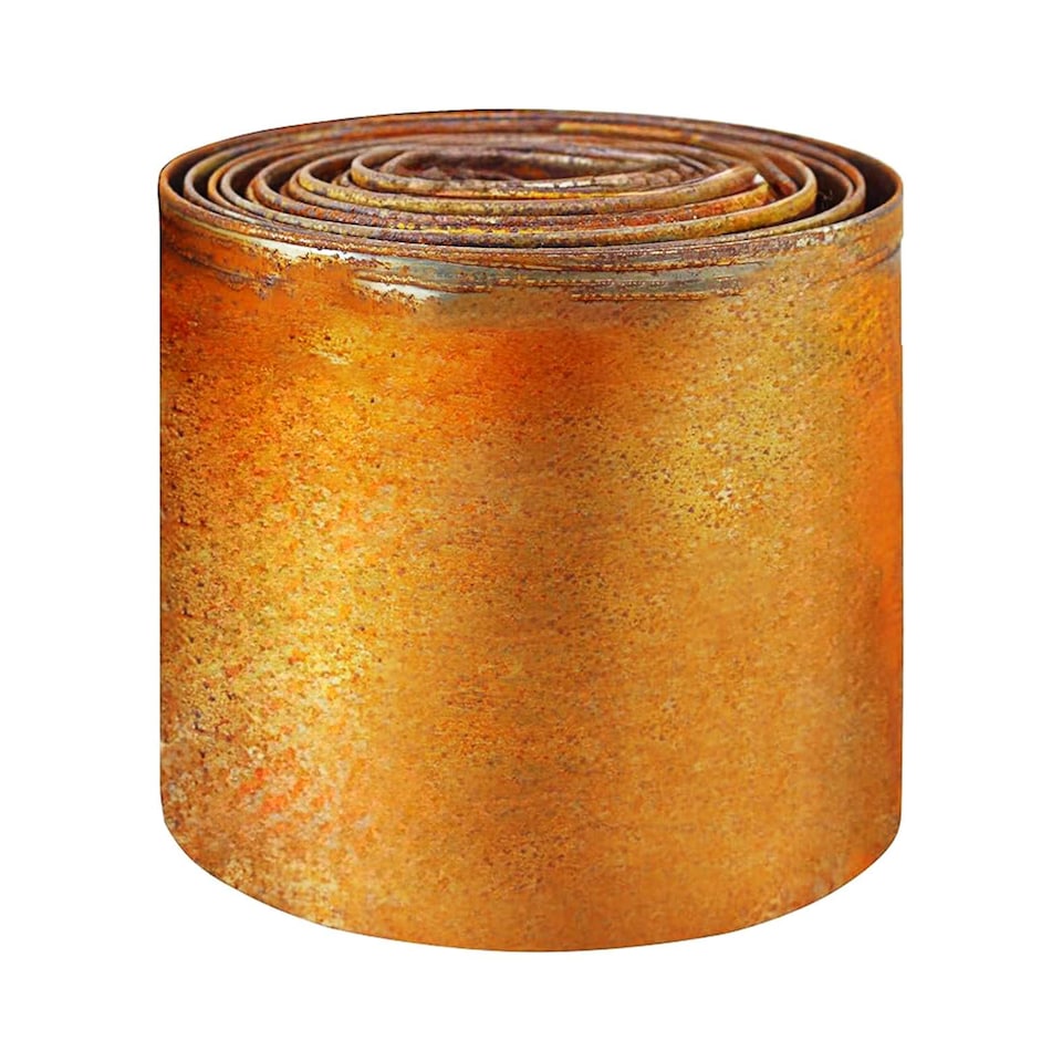 image 1 of Nicoman Pre Rusted Metal Lawn Edging Border, Garden Edging | Bronze | Rust | 5m | 1