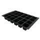 image 2 of 24 Cell Plant Trays Bedding Plant Pack Plastic Inserts Seed Tray Pots - 3 Trays