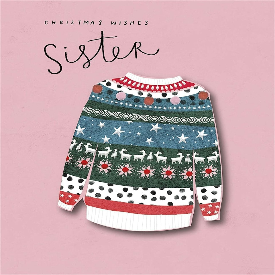image 1 of Jumper Design Special Sister Christmas Card