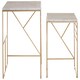 image 1 of Stunning Design Set Of 2 Square Side Tables, Elegant Side Tables For Livingroom, Functional Bedside Table
